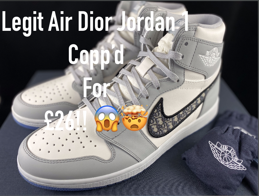Air Dior Jordan 1 Live Sneaker Competition Draw!